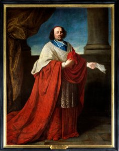 Portrait du cardinal de Cambout de Coislin (1636-1706) évêque d