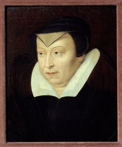 Portrait de Catherine de Médicis, Reine de France - French School