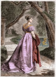 Portrait de Catherine de Wurtemberg (1783-1835) reine de Westphalie - Portrait de Catherine de Wurtemberg, épouse de Jérôme Bonaparte, reine de Westphalie (1783-1835) - dans « Histoire de l
