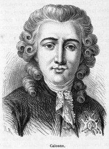 Portrait de Charles Alexandre de Calonne (1734-1802) - dans «Histoire de France» par Henri Martin - French School