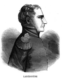 Portrait de Charles Angélique François Huchet de La Bédoyère - French School