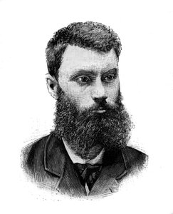 Portrait de Charles Camille Pelletan, homme politique, journaliste et écrivain français. Gravure dans "Le Monde Illustré", 2 janvier - French School