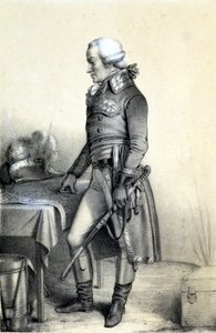 Portrait de Charles François du Périer dit Dumouriez (1739-1823), général français. - dans « Galerie historique de la Révolution française » par Albert Maurin, éd. Paris 1843