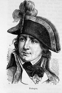 Portrait de Charles Pichegru, général français (1761-1804) - dans "L
