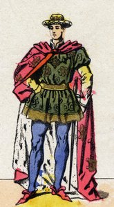 Portrait de Charles VII (1403-1461) roi de France. - French School