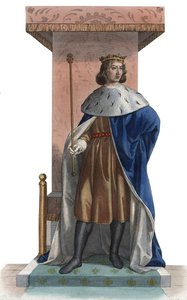 Portrait de Charles V de France, dit le Sage - French School