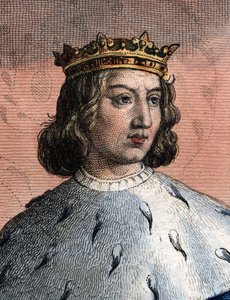 Portrait de Charles V de France, dit le Sage - French School