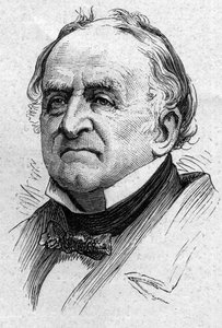 Portrait de Charles de Viel Castel (1800-1887), diplomate et académicien français. Gravure dans "Le Monde Illustré" n°883 du 14 mars 1874. - French School