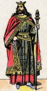 Portrait de Childebert II (v. 570 - 596), roi d