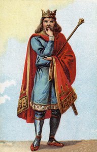 Portrait de Childéric II, roi des Francs de 670 à 673. - French School