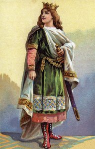 Portrait de Clotaire III, roi des Francs (652-673) - French School