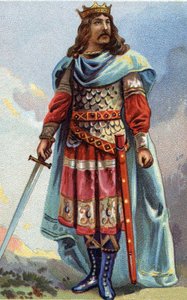 Portrait de Clotaire IV, roi des Francs de 716 à 718 - French School