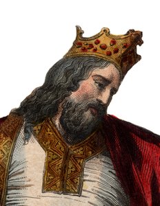 Portrait de Clovis Ier (466-511) - French School