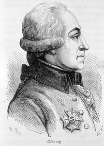 Portrait de Cobourg, général de l