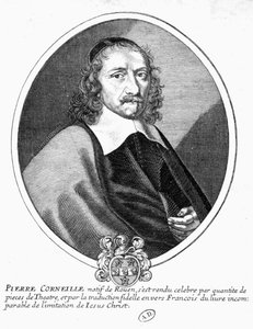 Portrait de Corneille. Gravure du XIXe siècle. - French School