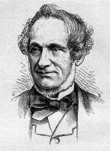 Portrait de Désiré Nisard (1806-1888), essayiste et académicien français. Gravure dans « Le Monde Illustré » n°883 du 14 mars 1874 - French School