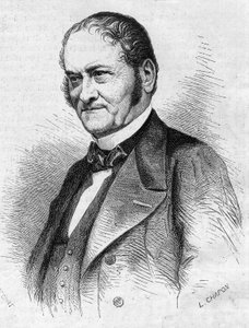Portrait du Dr Jules Cabarrus, médecin français. Gravure dans "Le Monde Illustré" n°685 du 28 mai 1870 - French School