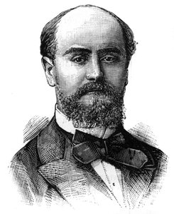 Portrait de Félix Granet, homme politique français. Gravure dans « Le Monde Illustré » - French School