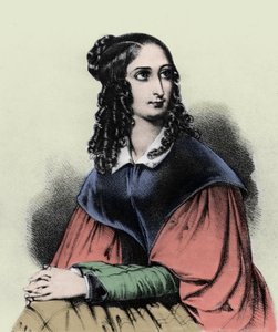 Portrait de Flora Tristan, grand-mère de Gauguin, 1839 - French School