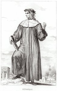Portrait de Francesco Petrarca - French School
