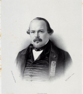Portrait de François Auguste Perrinon (1812-1861), député de la Martinique. Gravure du 19ème siècle. Chartres, Musée des Beaux-Arts - French School