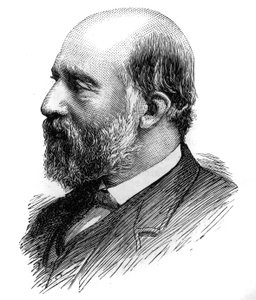Portrait de François Ferdinand Philippe, Prince de Joinville (1818-1900). Gravure dans "Le Monde Illustré", 26 juin 1886 - French School