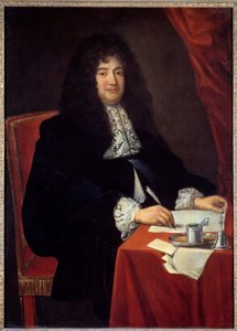 Portrait de François Michel Le Tellier, Marquis de Louvois (1639 - 1691), homme politique français. Peinture anonyme du 17ème siècle. Musée de Versailles - French School