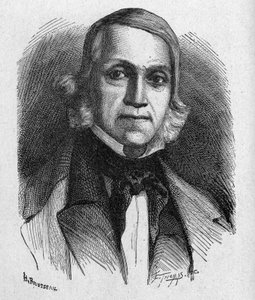 Portrait de François Sudre, inventeur de la télégraphie musicale - dans "Album de la Science; savants illustres; Grandes découvertes" 1896.