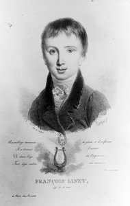 Portrait de Franz Liszt (1811-86) à l