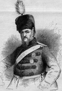 Portrait de Frédéric VII, roi du Danemark. Gravure dans "Le Monde Illustré" n°346 du 28 novembre 1863 - French School