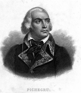 Portrait du général Charles Pichegru (1761 - 1804) - dans "Révolution française" par Thiers. 19ème siècle - French School