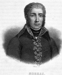 Portrait du général Jean Victor Moreau (1763-1813) - dans «Révolution française» par Thiers - French School