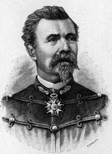 Portrait du Général de Reffye - dans "Album de la Science; savants illustres; Grandes découvertes" 1896. - French School