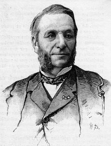 Portrait de Georges Guiffrey (1827-1887), Sénateur des Hautes-Alpes entre 1879-1887. - French School