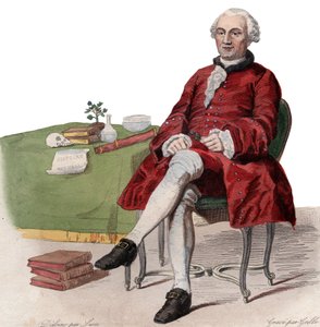 Portrait de Georges Louis Leclerc, comte de Buffon (1707-1788), naturaliste français - French School