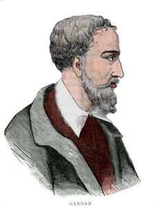 Portrait de Gerolamo Cardano (Girolamo Cardano, Hieronymus Cardanus ou Jérôme Cardan)