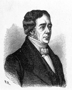 Portrait de Hans Christian Oerested (Oersted ou Orsted) - French School