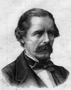 Portrait de Henry Thompson, médecin anglais, chirurgien de Napoléon III. Gravure dans "Le Monde Illustré" n°825 du 1er février 1873 - French School