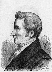 Portrait de J. M. Delpech - dans « Album de la Science; savants illustres; Grandes découvertes » 1896 - French School