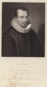 Portrait de Jacques Auguste de Thou - French School