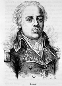 Portrait de Jacques François Menou, Baron de Boussay, général français (1750-1810) - dans "L