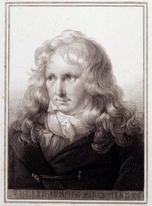 Portrait de Jacques Henri Bernardin de Saint-Pierre (1737-1814), écrivain français. Gravure anonyme du 18ème siècle. Paris, Bibliothèque de la Sorbonne