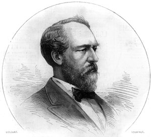 Portrait de James Abram Garfield - French School