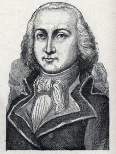 Portrait de Jean Baptiste Cyrus Adélaïde de Timbrune de Thiembronne dit Valencia, comte de Valencia et général de la Révolution française (1757-1822). Gravure de 1889. Collection privée. - French School