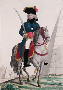 Portrait de Jean Baptiste Kléber (1753-1800) aux Pyramides, fin du XVIIIe siècle - French School