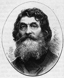 Portrait de Jean Baptiste Paul Cabet, sculpteur français. Gravure dans "Le Monde Illustré" n°890 du 2 mai 1874