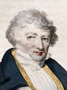 Portrait de Georges Cuvier (1769-1832), naturaliste et zoologiste français - French School