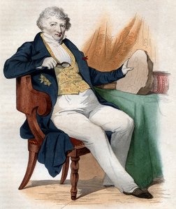 Portrait de Georges Cuvier (1769-1832), naturaliste et zoologiste français - French School