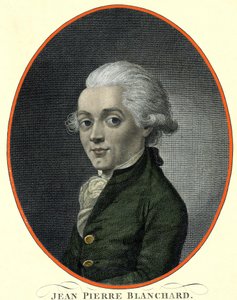Portrait de Jean Pierre (Jean-Pierre) Blanchard (1753-1809), aéronaute français. - French School