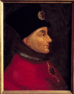 Portrait de Jean Sans Peur, Duc de Bourgogne (1371-1419) - French School